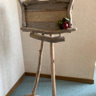 流木の看板メニュー台流木のイーゼル付