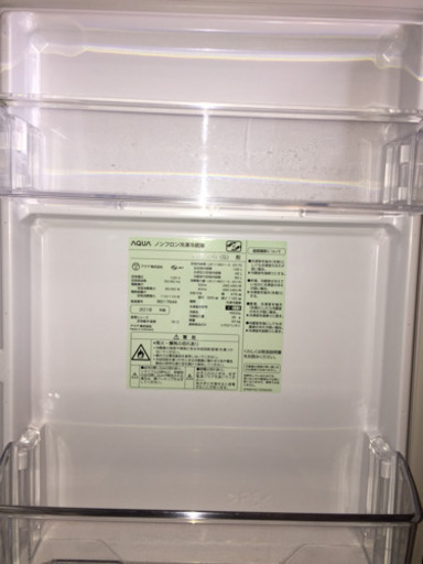 ?配達可 アクア126L冷蔵庫 2018年製