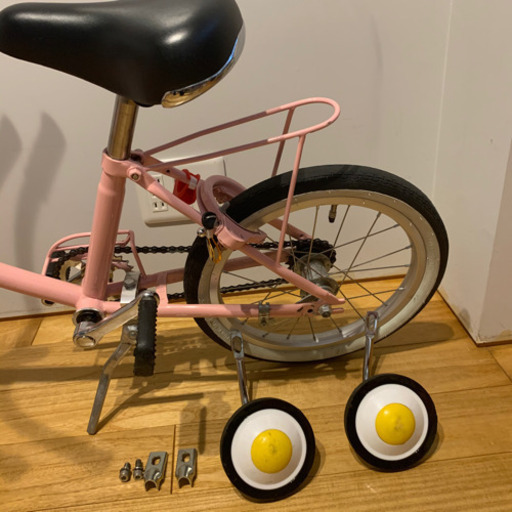 子供自転車 三輪車 16インチ ピンク 中古 (アイリス) 杉並の