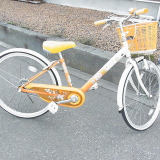 24インチ　子供用　自転車　錆あり　練習用に