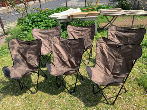 ロゴス　グランベーシック　モスラチェア　6脚セット