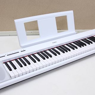 終了】YAMAHA piaggero（ピアジェーロ） NP-12 WH スタンド付