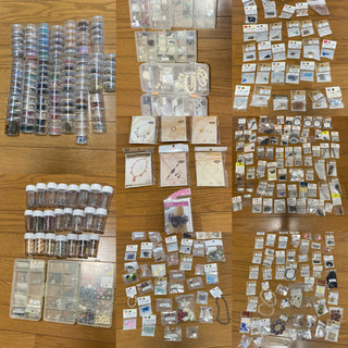 大幅値引き‼️手芸用ビーズとパーツ(400〜500種類)‼️6〜7万円分を半額以下で✨ 大幅値引き‼️手芸用ビーズとパーツ(400〜500種類)‼️6〜7