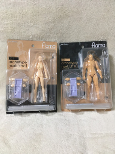 [デッサン用人形]figma archetype next:she&he flesh color ver.