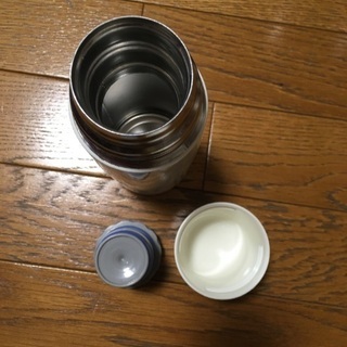 サーモス 真空断熱ケータイマグ Floral Air ホワイト　350mlの画像