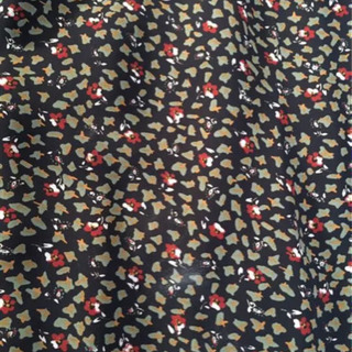 ワンピース  ネイビー  小花柄  小花  フラワー   9号  Mの画像