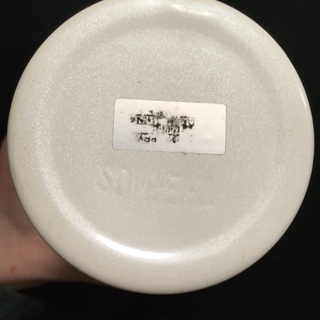 サーモス 真空断熱ケータイマグ Floral Air ホワイト　350mlの画像