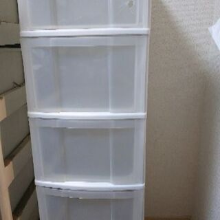 ジャンク品 収納ケース 5段 白 キャスター付き プラスチック 無料の画像