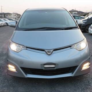 エスティマアエラスS/サンルーフ/令和4年4月/純正HDDナビ/CD/DVD/Bカメラ/フリップダウン/両側パワースライド/スマートキー/ETC/HID/純正AWの画像