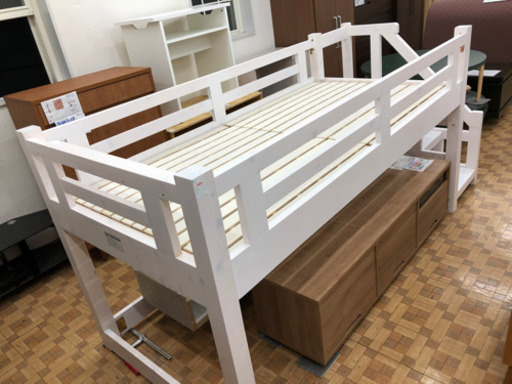 （展示品★美品）ロフトベッド　在庫1点【自社配送★代引き可】