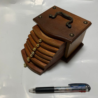 木製コースターセットの画像