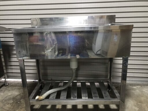 ステンレスシンク 業務用 1槽 サイズ高さ870×幅900×奥行450mm シンク 流し台 厨房 店舗