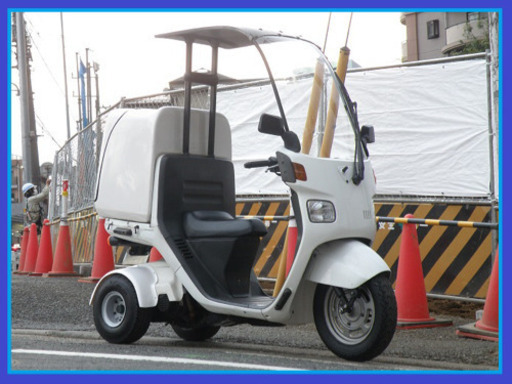 【御成約有難う御座いました】☆NEWオバフェン!リヤBOX&保2/4/21付2ストジャイロキャノピーミニカー改　新品オ-バ-フェンダ-&鍵付リヤFRPBOX装備!ノ-ヘルOK!
