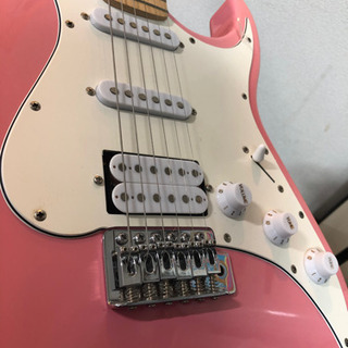 エレキギターPLAYTECH ST250II S-S-H Maple Pinkの画像