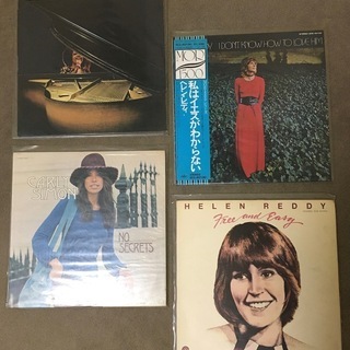 30cm LPレコード　女性ボーカル　4枚セットA