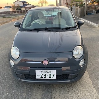 値下げ　車検1年付き　平成22年3月 フィアット 500 １．２...
