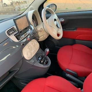 値下げ　車検1年付き　平成22年3月 フィアット 500 １．２　８Ｖ　ポップ　78000k時にタイミングベルト交換しています。の画像