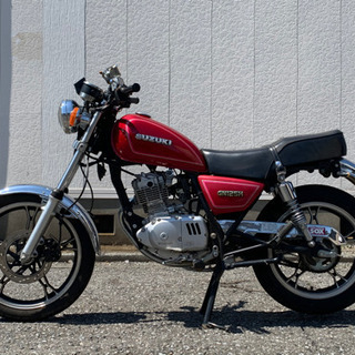 GN125H 現状 バーハンドル化 BEAMSマフラー