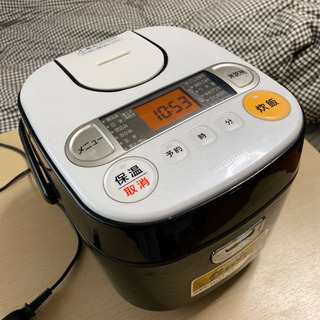 アイリスオーヤマ IRIS OHYAMA マイコン式5.5合 銘柄炊き分け機能付き　RC-MA50-Bの画像