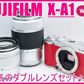 FUJIFILM X-A1 Wi-Fi搭載♪ オシャレなレッドボディ♪