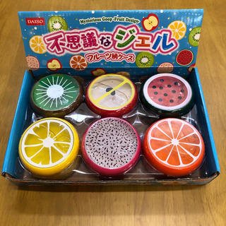 まとめてどうぞ♪おもちゃ☆不思議なジェル スライム☆フルーツ柄ケ...