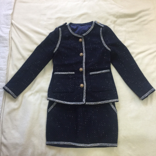 超美品 ツイード セットアップ シャネルスーツ