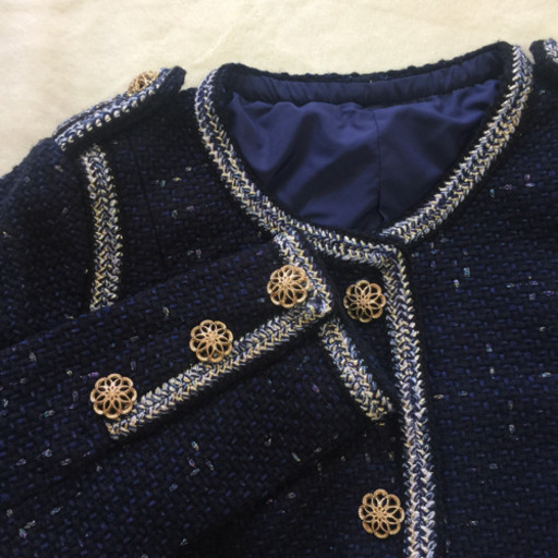 超美品 ツイード セットアップ シャネルスーツ