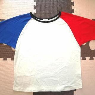 新品 NOISE ノイズ 半袖Tシャツ 切り替え 赤 青 メンズ...