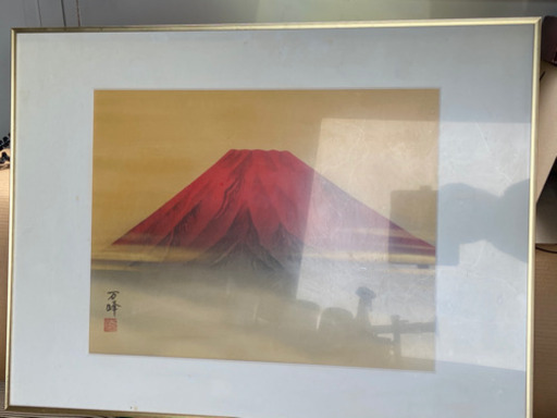赤富士？