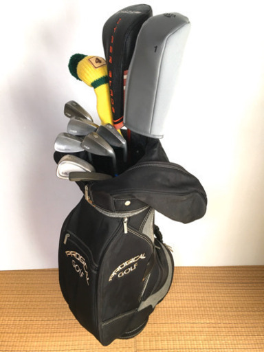 WORKS  HYPER BLADE CYCLONE 440ドライバ＋PRGR  アイアン等ゴルフクラブ 10本セット＋キャディバッグ 付