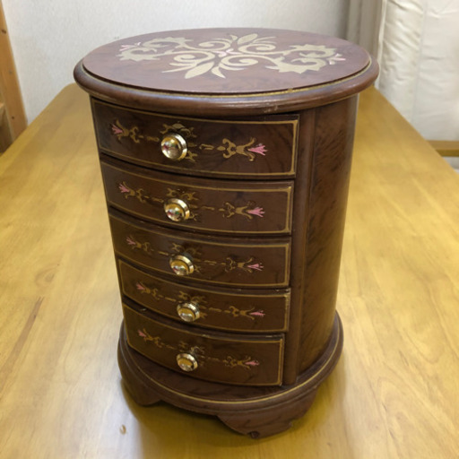 アンティークなアクセサリーケース☆小物入れ☆引き出し5段☆中古品☆