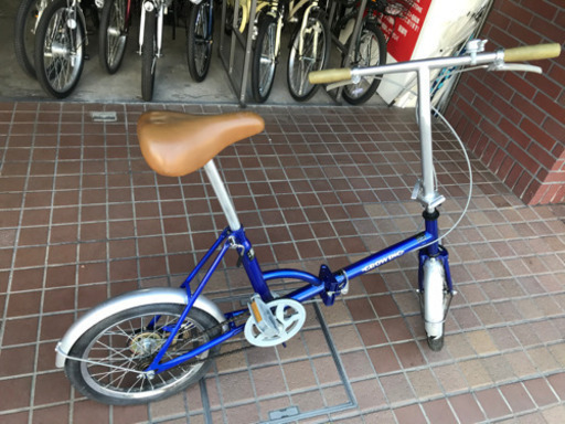 購入 16インチ 折り畳み自転車 ブルー 超レア品 【16インチ】XMY