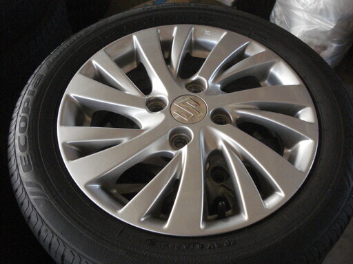 14インチ 軽自動車用ダ155/65R14　中古　アルミセット