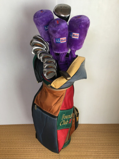 XXIOドライバ＋Arnold Palmar アーノルドパーマー ゴルフクラブ 等14本セット＋Founder Club キャディバッグ 付き