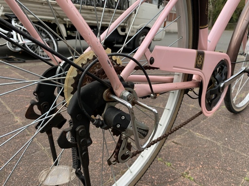 整備点検済み　27インチ　シティサイクル　中古美品