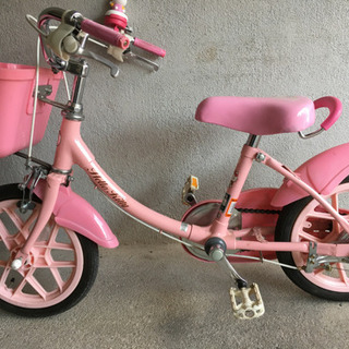 14インチ キティー自転車の画像