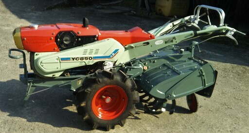 鹿児島発　8.5馬力　ヤンマーディーゼルエンジン耕うん機YC850