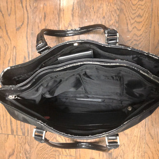 0円　大型ショルダーバッグ　黒の画像