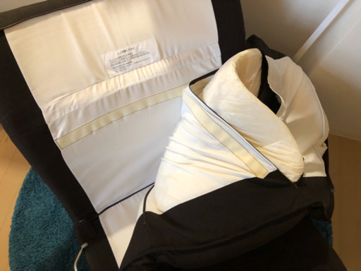 お値段の相談乗ります！【そこそこ美品】無印良品 ハイバックリクライニングソファ 本体　 1 シーター・ブラウン