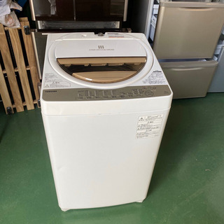 KS01 東芝 TOSHIBA AW-6G5(W) 全自動洗濯機 6kg 風乾燥機能付 2017