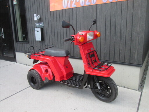 ★ジャイロX　後期　ミニカー登録車！ホンダ　ジャイロ　セル1　実動車★赤
