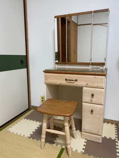 三面鏡ドレッサー定価49,990円【引き取り限定】
