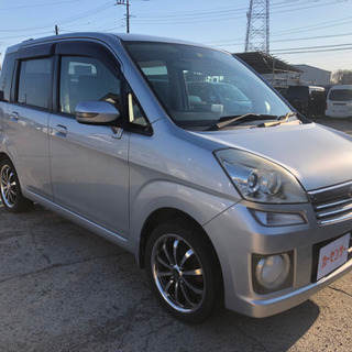 車検令和4年4月 ステラ カスタム R タイベル交換済み 機関良好 外観良好 社外アルミ 車検2年付きコミコミ金額10.8万円★★の画像