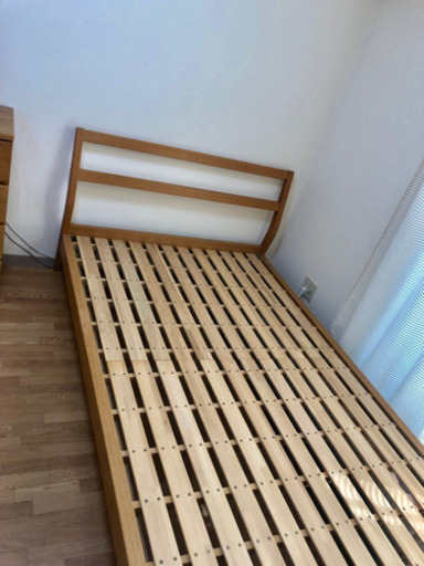無印良品 ベット ベットフレーム 枠 MUJI  無印  セミダブル フレームのみ ＊解体済＊