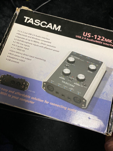 格安ミキサーオーディオインターフェースマイク付き