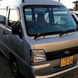 人気スバルサンバー　商用車室内汚れや車体スリキズはありますが希少...