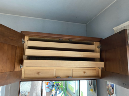 高級三面鏡付き収納家具【お値下げしました】