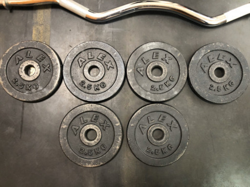 プレート、EZバーベルセット