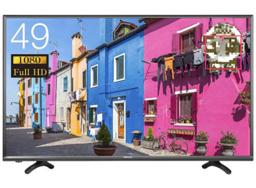 譲渡先決定　ハイセンス 49V型 液晶 テレビ HJ49K3121 フルハイビジョン 外付けHDD裏番組録画対応