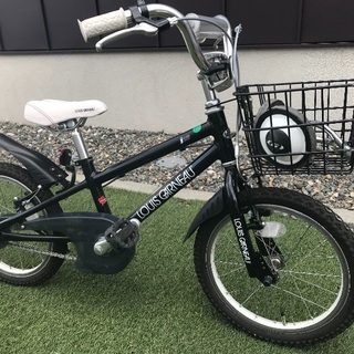 値下　補助輪付　ルイガノ　lgs-J16 16インチ 自転車 ホワイト 2018 LOUIS GARNEAU / ルイガノ / LGS-K16 / 16インチ キッズバイク